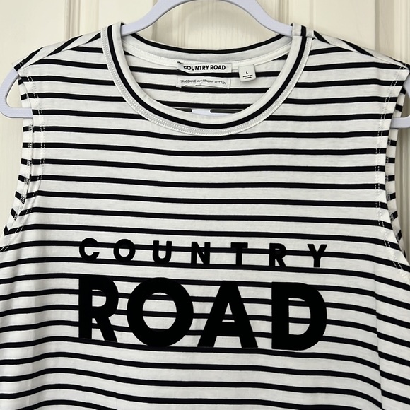 COUNTRY ROAD striped logo Dress - Picture 2 of 2